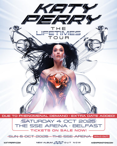 KATY PERRY COACH , SAT 4 & SUN 5 OCT 25 @ SSE ARENA ,BELFAST