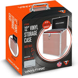 "12" LP Vinyl Record Storage Case with Universal Cleaning Cloth