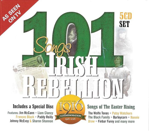 101 Songs Of Irish Rebellion[X5CD]