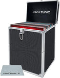 "12" LP Vinyl Record Storage Case with Universal Cleaning Cloth