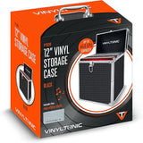 "12" LP Vinyl Record Storage Case with Universal Cleaning Cloth