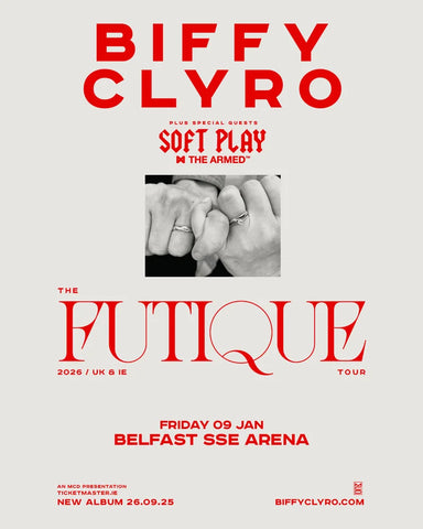 Biffy Clyro Coach - Friday 9 JAN 2026 @ SSE ARENA , BELFAST