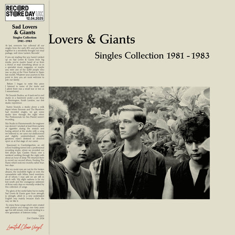 SAD LOVERS AND GIANTS - SINGLES COLLECTION: 1981-1983 [VINYL]