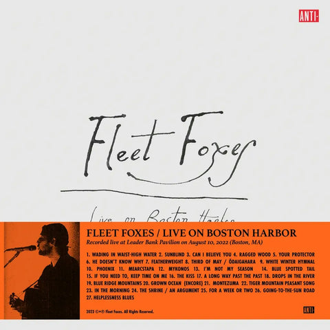 FLEET FOXES - LIVE ON BOSTON HARBOR [VINYL]