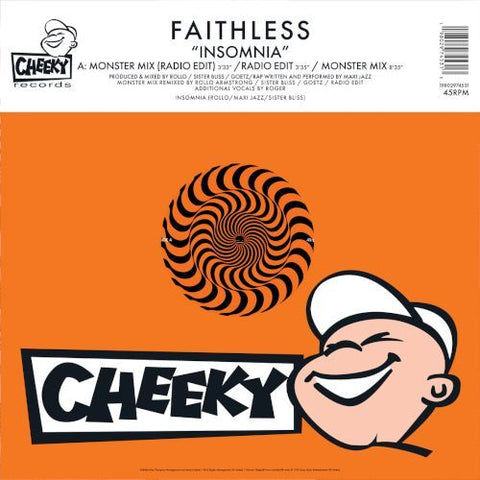 FAITHLESS - INSOMNIA [12" VINYL]