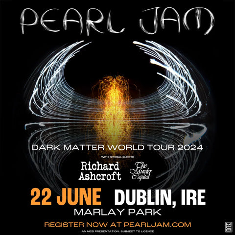 PEARL JAM COACH , SAT 22 JUNE 24 @MARLEY PARK , DUBLIN