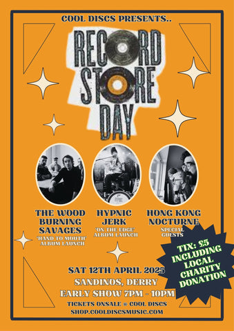 RECORD STORE DAY GIG - SAT 12 APRIL 25 @ SANDINOS