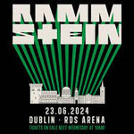 Rammstein  COACH -  SUNDAY 23 JUNE 2024 @ RDS ARENA , DUBLIN