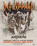 DEF LEPPARD COACH  - FRIDAY 26 JUNE 26 @ ORMEAU PARK ,BELFAST