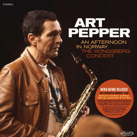 ART PEPPER - AN AFTERNOON IN NORWAY: THE KONGSBERG CONCERT [VINYL]