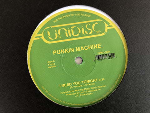 Punkin Machine / Susy Q - I Need You Tonight / Tonight