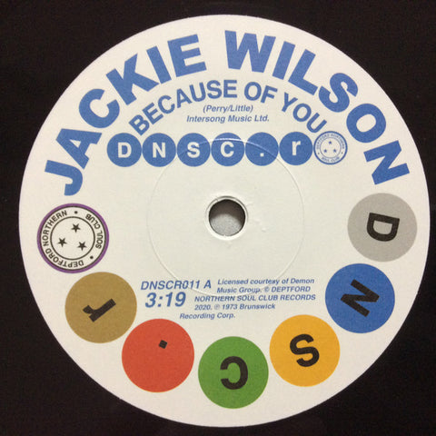 Jackie Wilson  / Doris & Kelley – Because Of You / You Don’t Have To Worry ["7"VINYL]