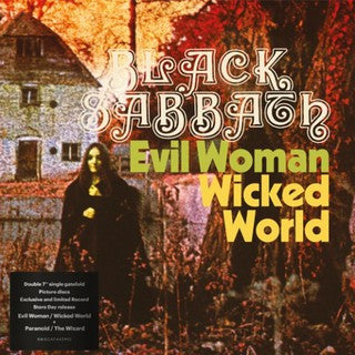 Black Sabbath - Evil Woman / Wicked World & Paranoid / The Wizard [7" VINYL]