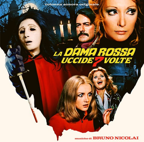 BRUNO NICOLAI - LA DAMA ROSSA UCCIDE SETTE VOLTE (THE RED QUEEN KILLS SEVEN TIMES) [VINYL]
