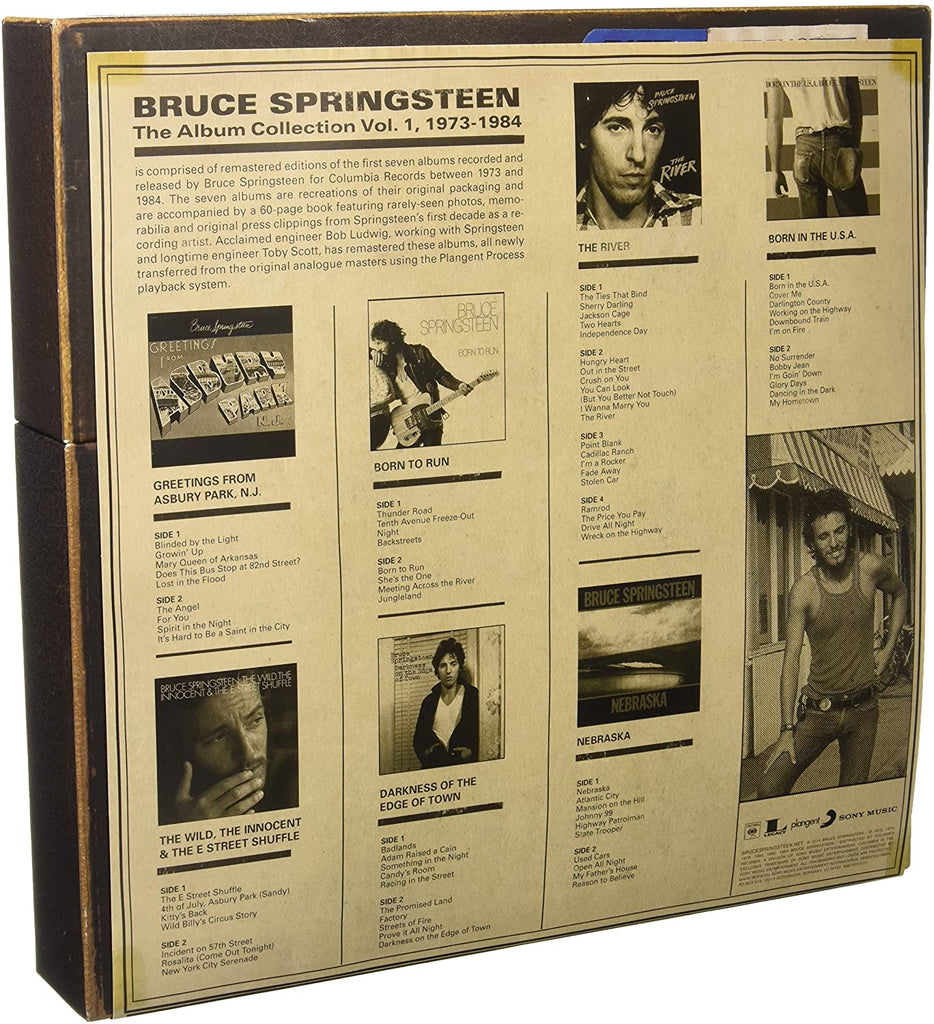 Albums Springsteen Box Set Bruce Springsteen - The Albums Collection Vol. 1 (1973-1984) BOX SET ...