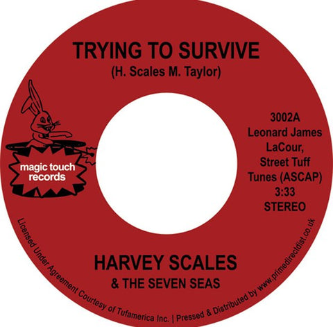 THE HARVEY SCALES & SEVEN SEAS - TRYING TO SURVIVE (7" MIX) / BUMP YOUR THANG (7" MIX) [7" VINYL]