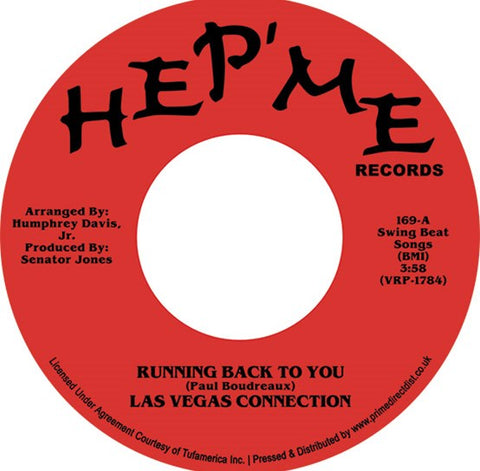 LAS VEGAS CONNECTION - RUNNING BACK TO YOU / CAN'T NOBODY LOVE ME LIKE YOU DO [VINYL]