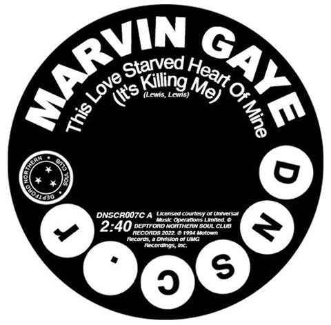 MARVIN GAYE/ SHORTY LONG - THIS LOVE STARVED HEART OF MINE (IT'S KILLING ME)/DON'T MESS WITH MY WEEKEND [7" VINYL]