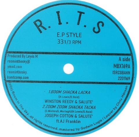 WINSTON REEDY, JOSEPH COTTON, VIN GORDON , ANSEL - BOOM SHACKA LACKA [VINYL]